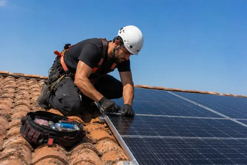 Maintenance et monitoring de panneaux solaires à Génissac
