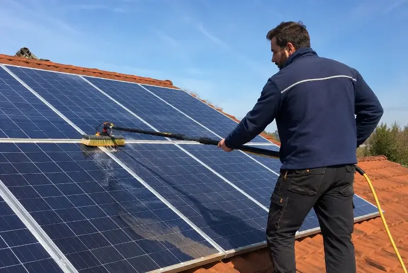 Nettoyage et entretien de panneaux solaires à Génissac